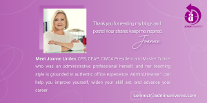 Meet Joanne Linden, CPS, CEAP, CWCA President and Master Trainer